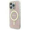 Guess GUHMP16LH4STP iPhone 16 Pro 6.3 różowy/pink hardcase IML 4G MagSafe